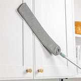 Gap Dust Brush for Cleaning Under Appliances | Retractable Long Handle 31-60 Inches | Washable Feather Duster for Sofa, Bed, and Hard-to-Reach Areas