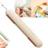 2-in-1 Needle Threader and Seam Ripper, Stretchable Sewing Tool for Hand Sewing, Knitting & Quilting