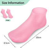 Moisturising Socks for Women Dry Cracked Feet, Women Foot Spa Pedicure Silicone Socks