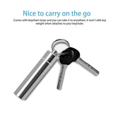 7-Piece Portable Stainless Steel Toothpick Set – Reusable Metal Toothpicks with Holder for Outdoor Picnic, Camping, and Travel
