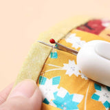 2-in-1 Needle Threader and Seam Ripper, Stretchable Sewing Tool for Hand Sewing, Knitting & Quilting