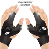 LED Flashlight Gloves for Men – Ideal Gift for Handy Work, Nighttime Adventures, and More (1 Pair)