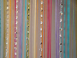 Polyester Solid Pattern Beautiful Threads String Door Curtain, Window Curtain, Coloured String Curtains, Decorative Curtains