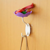 Lotus Shape Soap Tray Double Layer Wall Mounted for Bathroom Basin