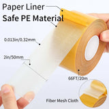Double Sided Carpet Tape With Multifunctional Fabric Heavy Duty Tape for Carpets Rugs and Clothing And Non Slip Waterproof High Adhesive Strength Mesh Tape(3 CM, 20M)