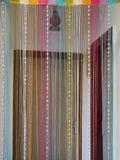 Polyester Solid Pattern Beautiful Threads String Door Curtain, Window Curtain, Coloured String Curtains, Decorative Curtains