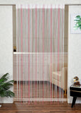 Polyester Solid Pattern Beautiful Threads String Door Curtain, Window Curtain, Coloured String Curtains, Decorative Curtains