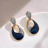Waterdrop Earring Korean Earrings For Girls Women Stainless Steel Drops & Danglers