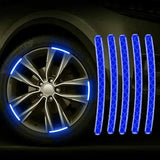 Reflective Wheel Rim Waning Safety Sticker for Car, Bike 15 mm x 0.3 m Reflective Tape  (Pack of 20)