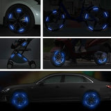 Reflective Wheel Rim Waning Safety Sticker for Car, Bike 15 mm x 0.3 m Reflective Tape  (Pack of 20)