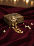 Kashmiri Earrings in Golden Color with Drop Dangle Earrings for Women & Girls Alloy Drops & Danglers