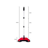 All-in-One Household Hand Push Rotating Sweeping Broom, Room and Office Floor Sweeper Cleaner Dust Mop Set