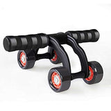 Denlox Commercial Gym Equipment AB Rollers Wheel for Belly/Waist/Arms/Legs Fitness Workout Exercise 4 Wheels