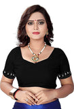 Women's Dashing Ceremonial Georgette Saree with Blouse Piece