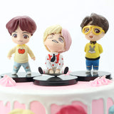 Collectible Cute BTS Members Cake Toppers Displays