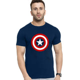 Captain America Shield Navy Blue T-Shirt