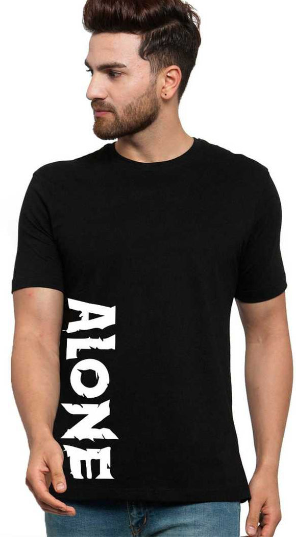 ALONE Cotton T-Shirt for Men