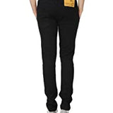 Denim Men's Black Slim Fit Stretchable Jeans