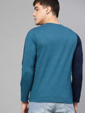 Seven Rocks Men ColourBlocked Round Neck T-Shirt - MultiColour